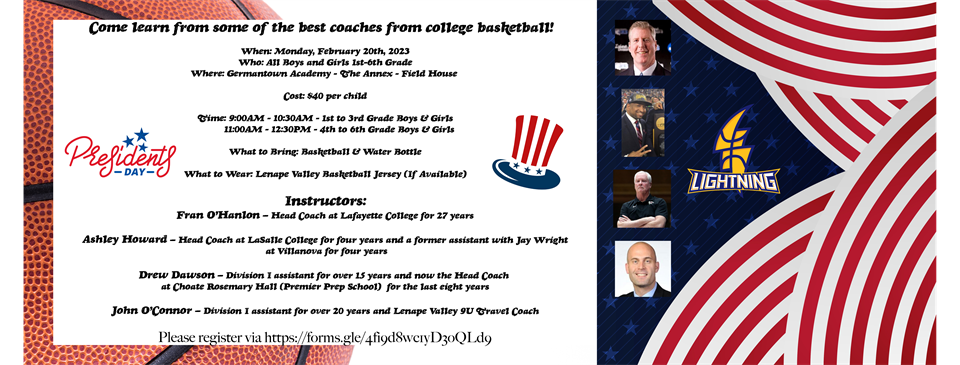 PRESIDENTS DAY CLINIC