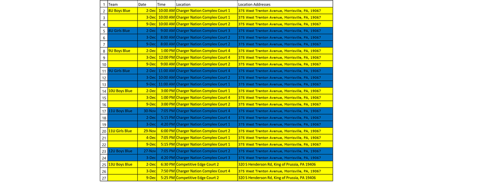 King of the Court Tournament - COME SUPPORT OUR TRAVEL TEAMS!